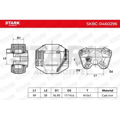 Zacisk Hamulcowy Stark SKBC-0460296 SKBC-0460296 - foto 5