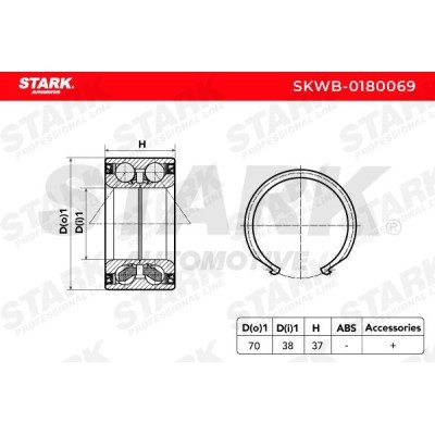 Łożysko Koła Stark SKWB-0180069 SKWB-0180069 - foto 4