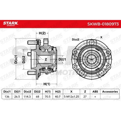 Łożysko Koła Stark SKWB-0180973 SKWB-0180973 - foto 8