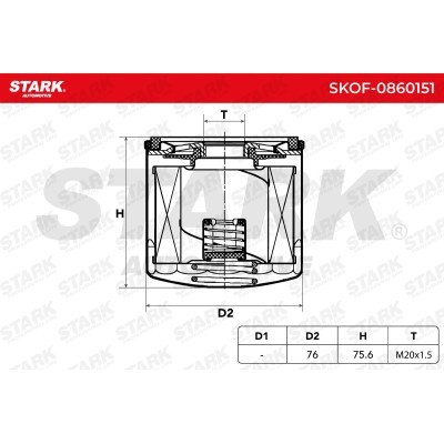 Filtr Oleju Stark SKOF-0860151 SKOF-0860151 - foto 5