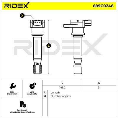 Cewka Zapłonowa RIDEX 689C0246 689C0246 - foto 4