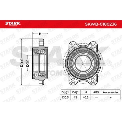 Łożysko Koła Stark SKWB-0180236 SKWB-0180236 - foto 5