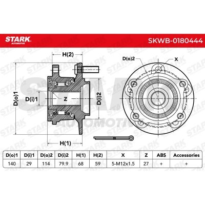 Łożysko Koła Stark SKWB-0180444 SKWB-0180444 - foto 3