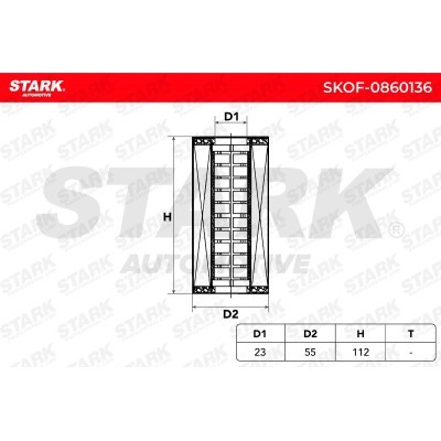 Filtr Oleju Stark SKOF-0860136 SKOF-0860136 - foto 4