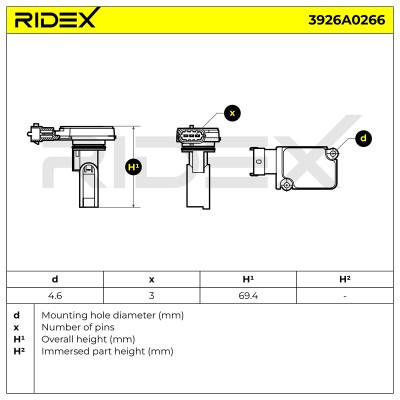 Przepływomierz RIDEX 3926A0266 3926A0266 - foto 6