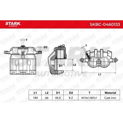 Zacisk Hamulcowy Stark SKBC-0460133 SKBC-0460133 - foto 5