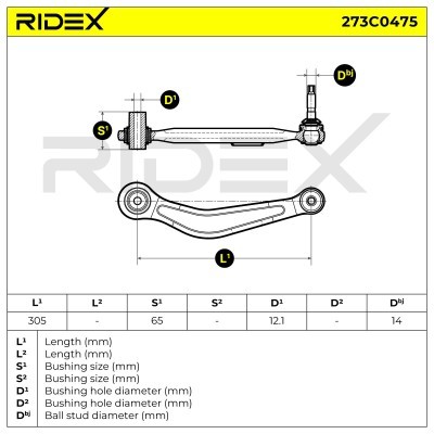Wahacz RIDEX 273C0475 273C0475 - foto 3