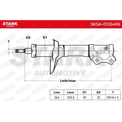 Amortyzator Stark SKSA-0133406 SKSA-0133406 - foto 8