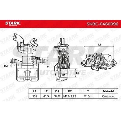 Zacisk Hamulcowy Stark SKBC-0460096 SKBC-0460096 - foto 5