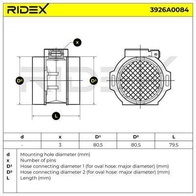 Przepływomierz RIDEX 3926A0084 3926A0084 - foto 7