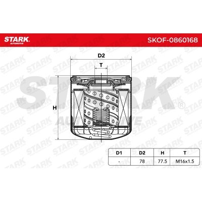 Filtr Oleju Stark SKOF-0860168 SKOF-0860168 - foto 6