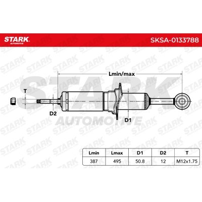 Amortyzator Stark SKSA-0133788 SKSA-0133788 - foto 5