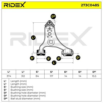 Wahacz RIDEX 273C0485 273C0485 - foto 6