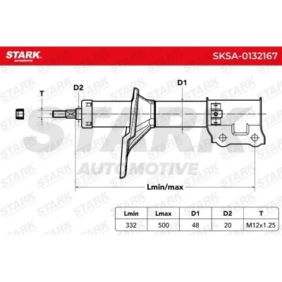 Amortyzator Stark SKSA-0132167 SKSA-0132167 - foto 3