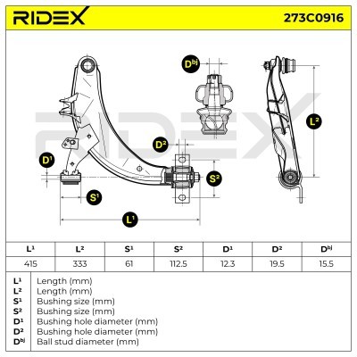 Wahacz RIDEX 273C0916 273C0916 - foto 9