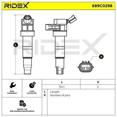 Cewka Zapłonowa RIDEX 689C0298 689C0298 - foto 6