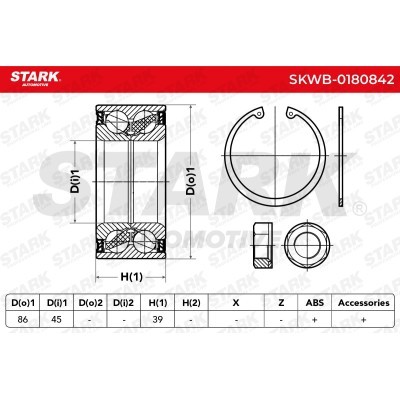 Łożysko Koła Stark SKWB-0180842 SKWB-0180842 - foto 6