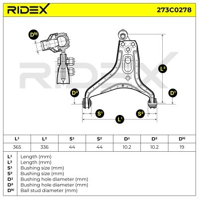 Wahacz RIDEX 273C0278 273C0278 - foto 4