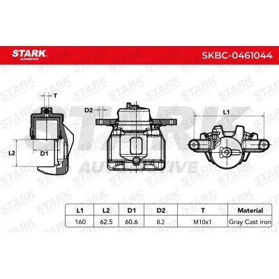 Zacisk Hamulcowy Stark SKBC-0461044 SKBC-0461044 - foto 6