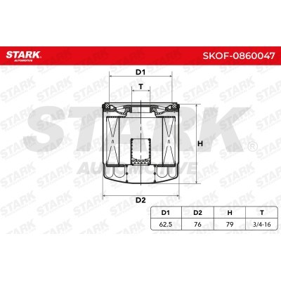Filtr Oleju Stark SKOF-0860047 SKOF-0860047 - foto 5