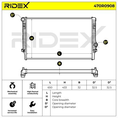 Chłodnica RIDEX 470R0908 470R0908 - foto 7