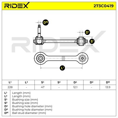 Wahacz RIDEX 273C0419 273C0419 - foto 5