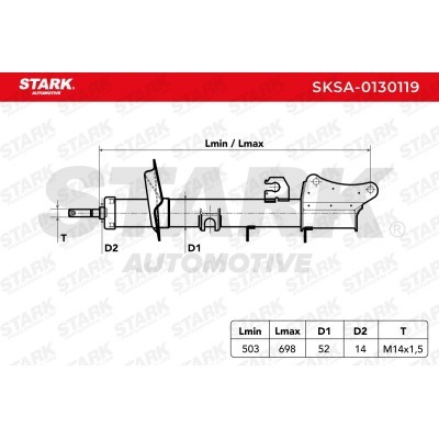 Amortyzator Stark SKSA-0130119 SKSA-0130119 - foto 3