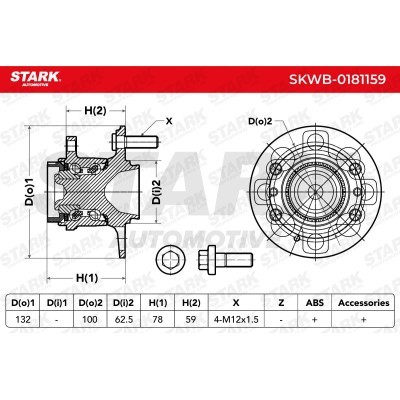 Łożysko Koła Stark SKWB-0181159 SKWB-0181159 - foto 5