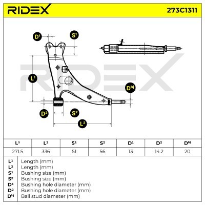 Wahacz RIDEX 273C1311 273C1311 - foto 8