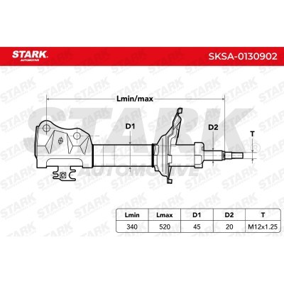 Amortyzator Stark SKSA-0130902 SKSA-0130902 - foto 3
