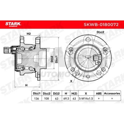 Łożysko Koła Stark SKWB-0180072 SKWB-0180072 - foto 6