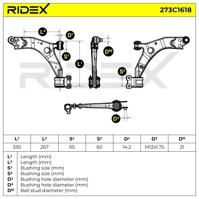 Wahacz RIDEX 273C1618 273C1618 - foto 6