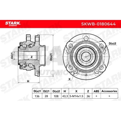 Łożysko Koła Stark SKWB-0180644 SKWB-0180644 - foto 3