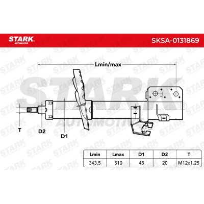 Amortyzator Stark SKSA-0131869 SKSA-0131869 - foto 3
