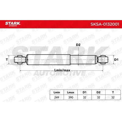Amortyzator Stark SKSA-0132001 SKSA-0132001 - foto 3