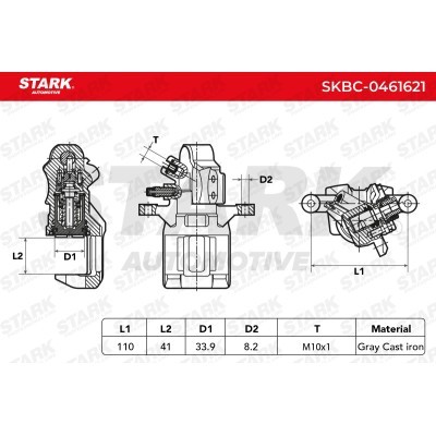 Zacisk Hamulcowy Stark SKBC-0461621 SKBC-0461621 - foto 3