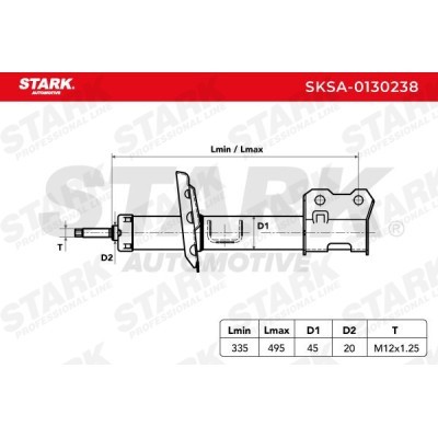 Amortyzator Stark SKSA-0130238 SKSA-0130238 - foto 3