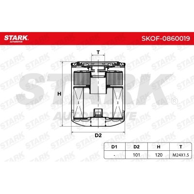 Filtr Oleju Stark SKOF-0860019 SKOF-0860019 - foto 5