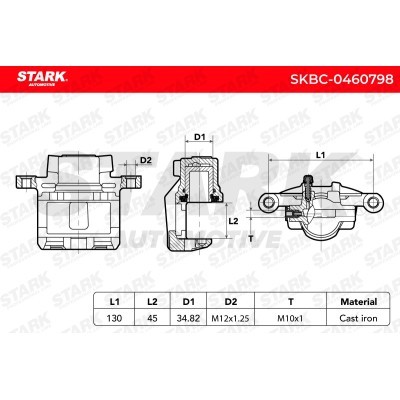 Zacisk Hamulcowy Stark SKBC-0460798 SKBC-0460798 - foto 6