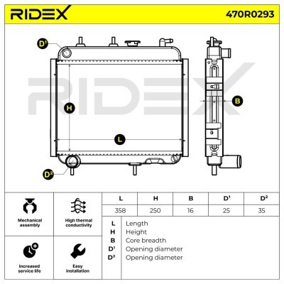 Chłodnica RIDEX 470R0293 470R0293 - foto 8