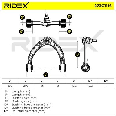 Wahacz RIDEX 273C1116 273C1116 - foto 8