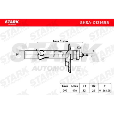 Amortyzator Stark SKSA-0131698 SKSA-0131698 - foto 4
