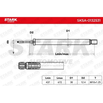 Amortyzator Stark SKSA-0132531 SKSA-0132531 - foto 10
