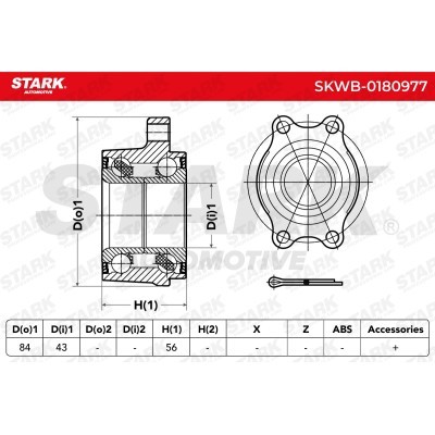 Łożysko Koła Stark SKWB-0180977 SKWB-0180977 - foto 6