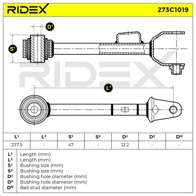 Wahacz RIDEX 273C1019 273C1019 - foto 7