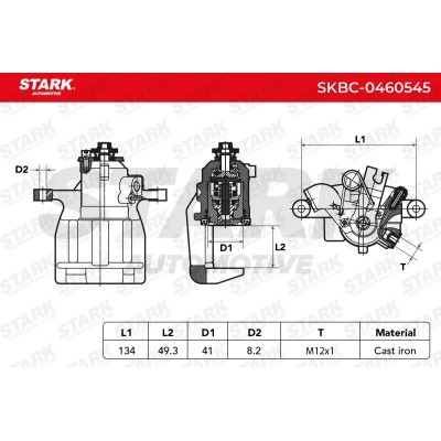 Zacisk Hamulcowy Stark SKBC-0460545 SKBC-0460545 - foto 3