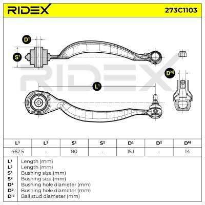 Wahacz RIDEX 273C1103 273C1103 - foto 6