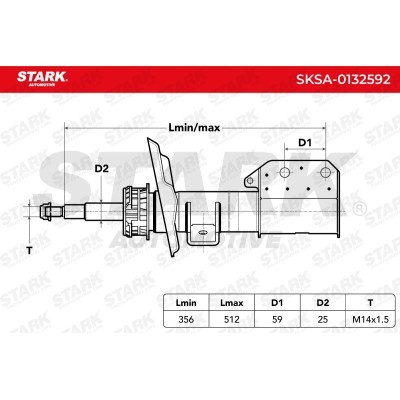 Amortyzator Stark SKSA-0132592 SKSA-0132592 - foto 7