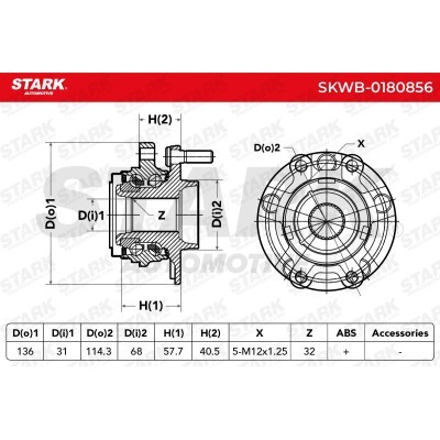Łożysko Koła Stark SKWB-0180856 SKWB-0180856 - foto 5