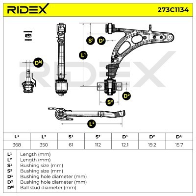 Wahacz RIDEX 273C1134 273C1134 - foto 7